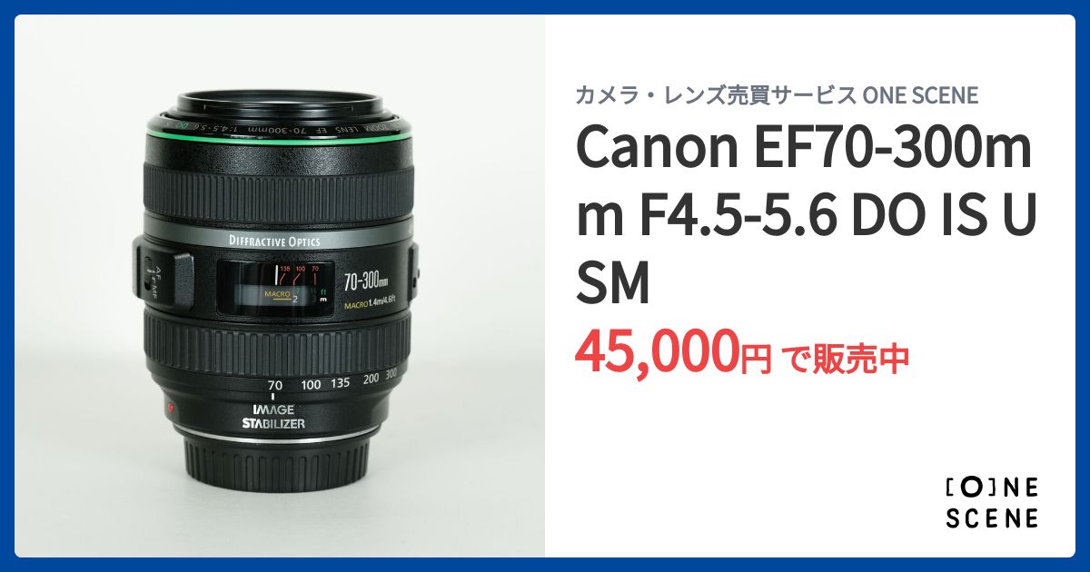 Canon EF70-300mm F4.5-5.6 DO IS USMの出品 | ONE SCENE（ワンシーン）