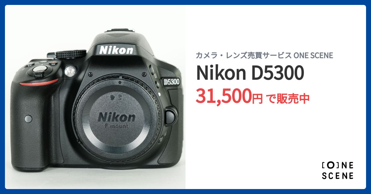 Nikon D5300の出品 | ONE SCENE（ワンシーン）
